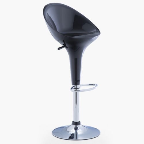 black bar stool