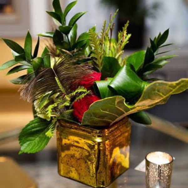 GOLD & GREEN ARRANGEMENT