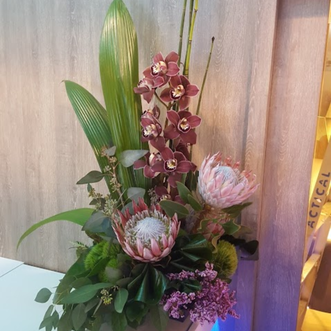 ORCHID & PROTEA ARRANGEMENT