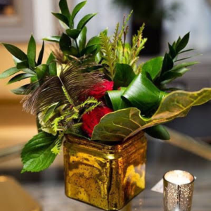 Gold and Green Arrangement