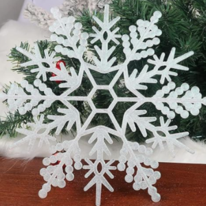 10" White Snowflakes