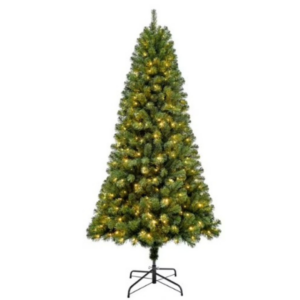 Pre-Lit Green Christmas Tree